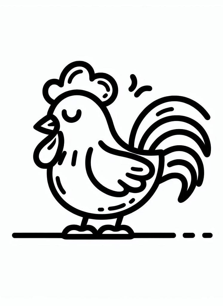 Con Gà Trống Ngủ