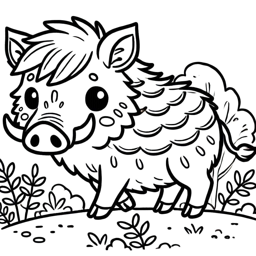 Con Heo Rừng Dễ Thương