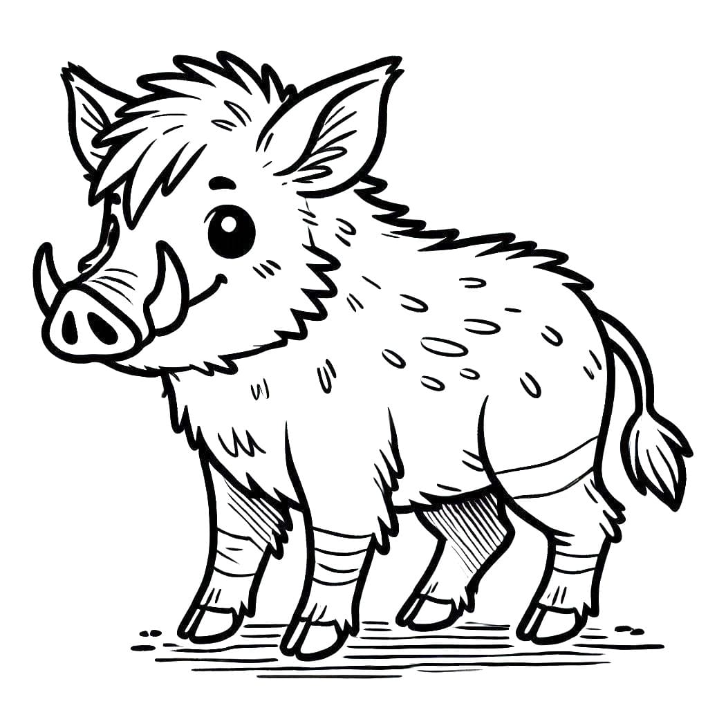 Con Heo Rừng Thân Thiện