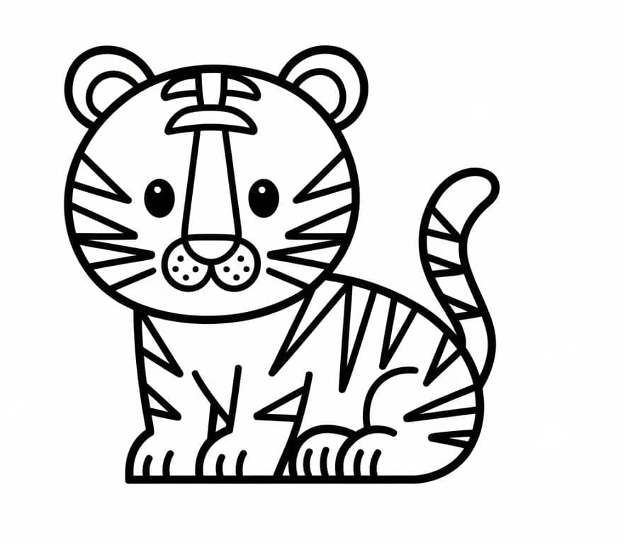 Con Hổ Nhỏ Đơn Giản
