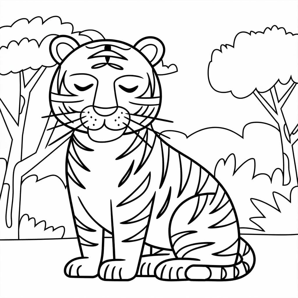 Con Hổ Trong Rừng