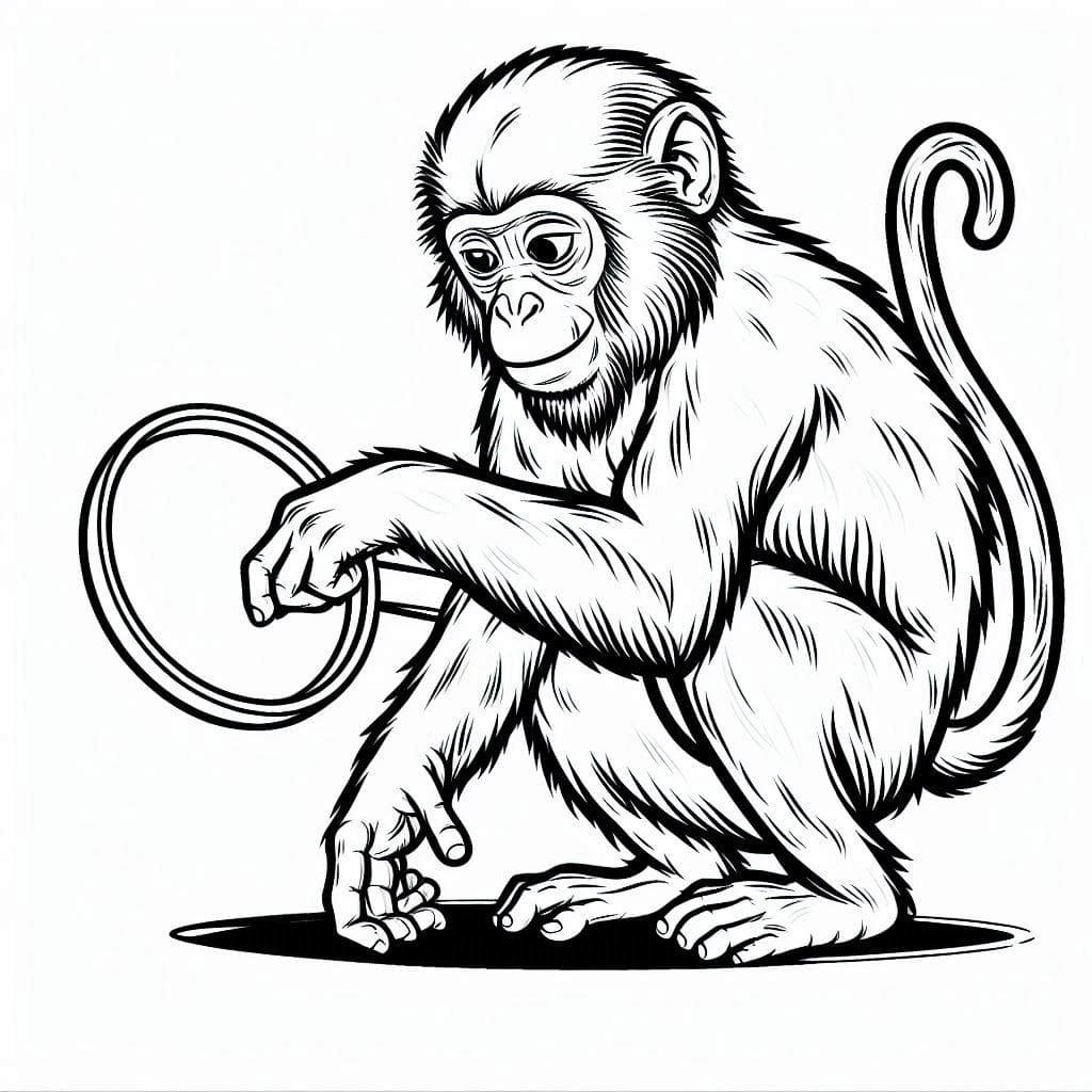 Con Khỉ Với Cái Vòng