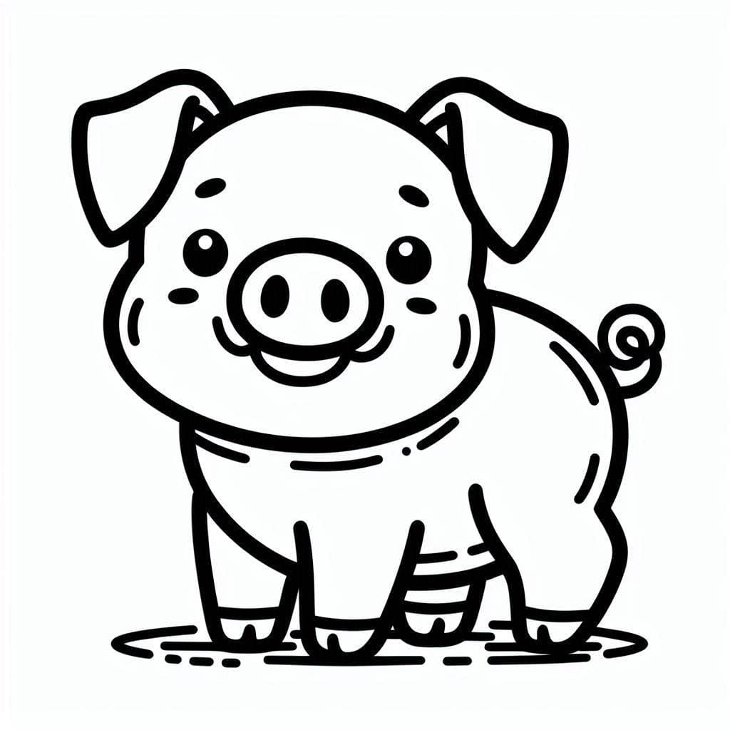 Con Lợn Nhỏ Mỉm Cười