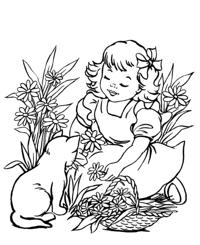 Con Mèo và Cô Bé