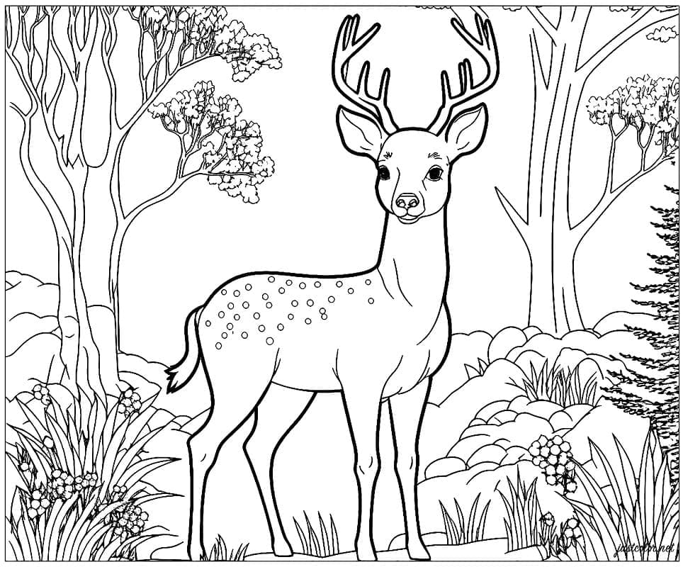 Con Nai Trong Rừng