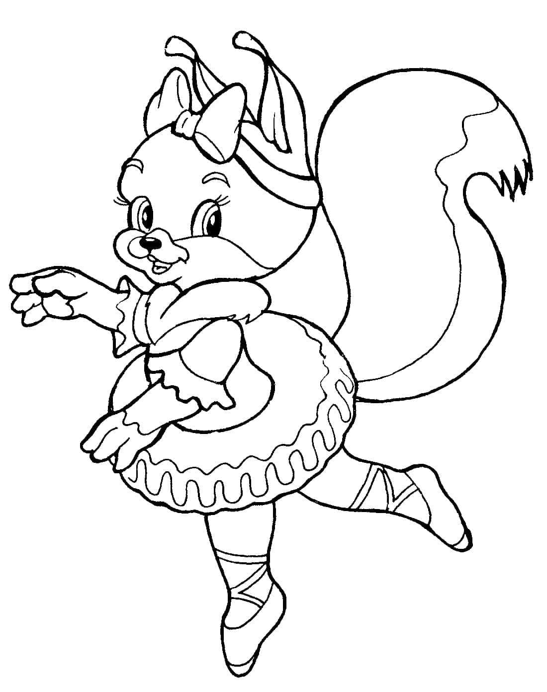 Con Sóc Múa Ba Lê