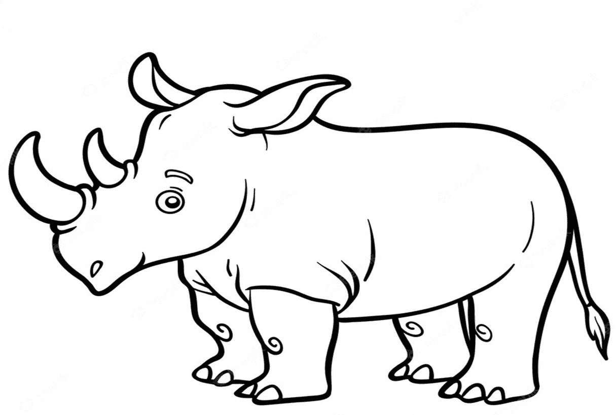 Con Tê Giác Dễ Thương