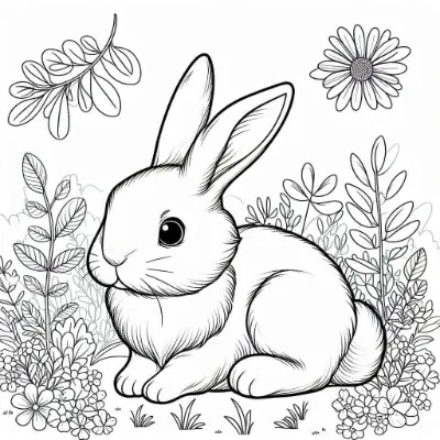 Con Thỏ Ở Trong Vườn