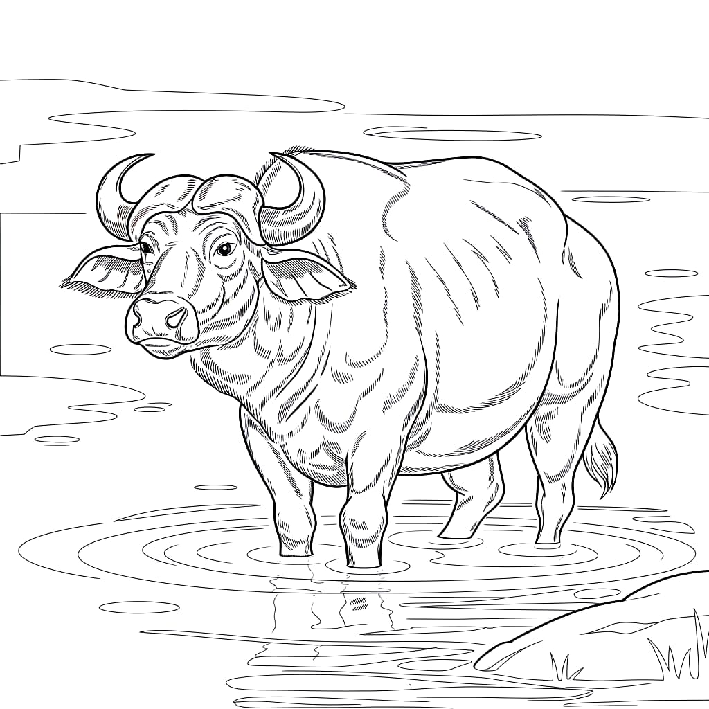 Con Trâu Dưới Nước