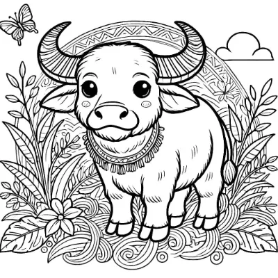 Con Trâu Lùn Rất Đẹp