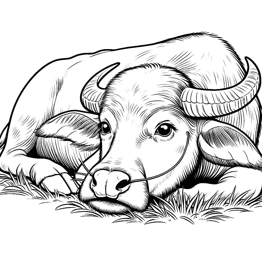 Con Trâu Nằm Nghỉ