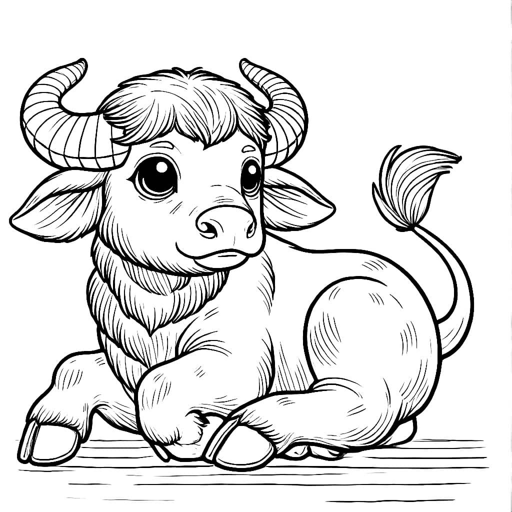 Con Trâu Nhỏ Dễ Thương