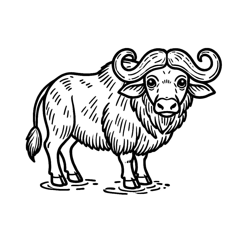 Con Trâu Sừng Cong