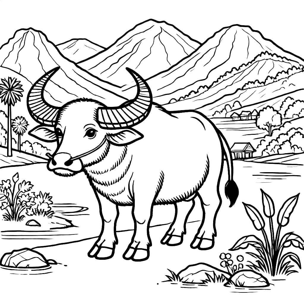 Con Trâu Trên Núi Cao