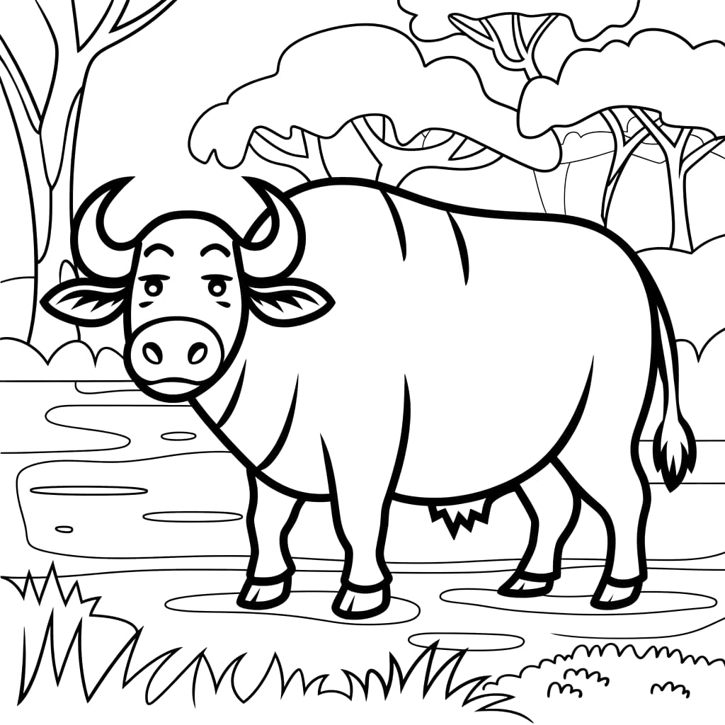 Con Trâu Trong Rừng