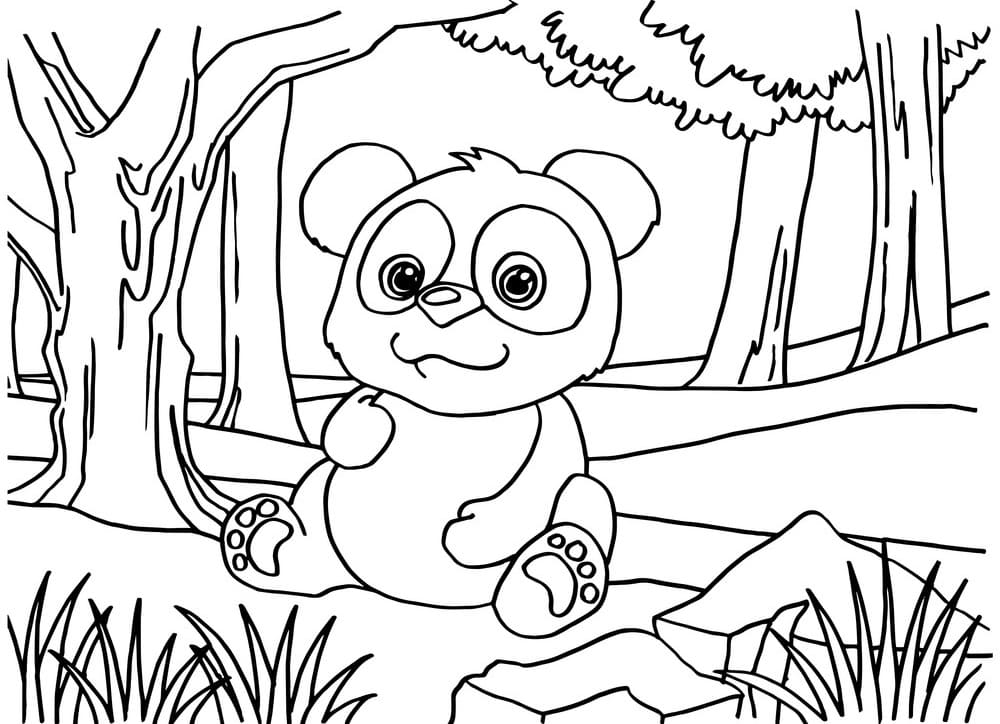 Gấu Trúc Đáng Yêu Mỉm Cười