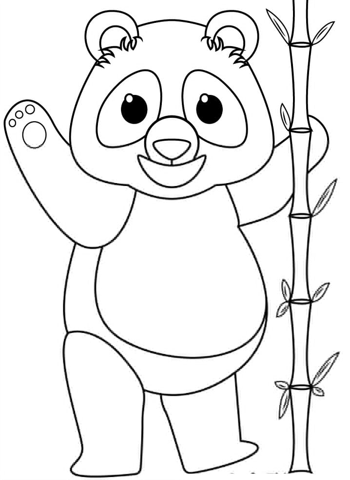 Gấu Trúc Vẫy Tay