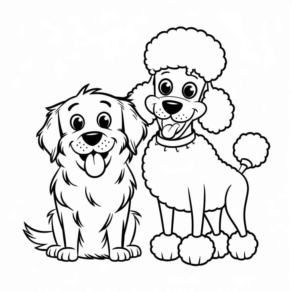 Hai Chú Chó Con Đáng Yêu