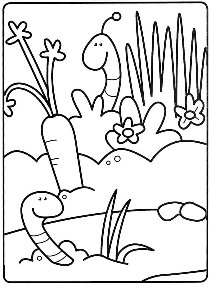 Hai Con Giun Đất Đáng Yêu