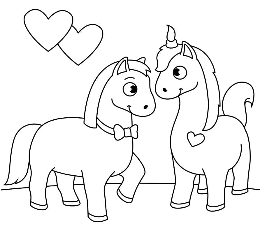 Hai Con Ngựa Đáng Yêu