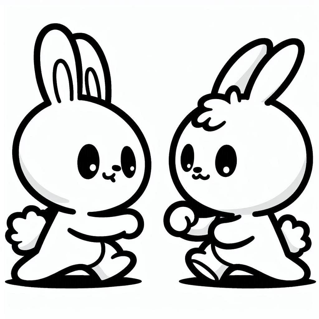 Tô Màu Con Thỏ