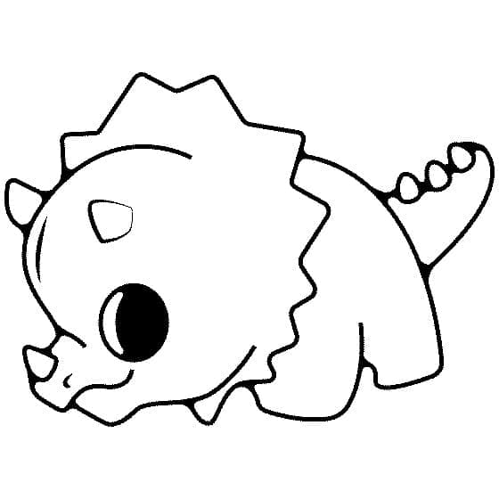 Khủng Long Ba Sừng Cute