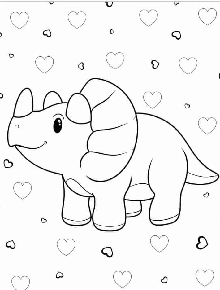 Khủng Long Ba Sừng Dễ Thương