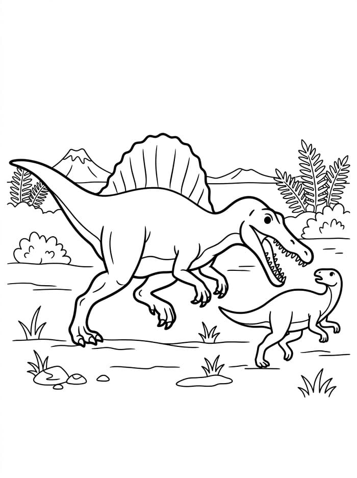 Spinosaurus Going Hunting