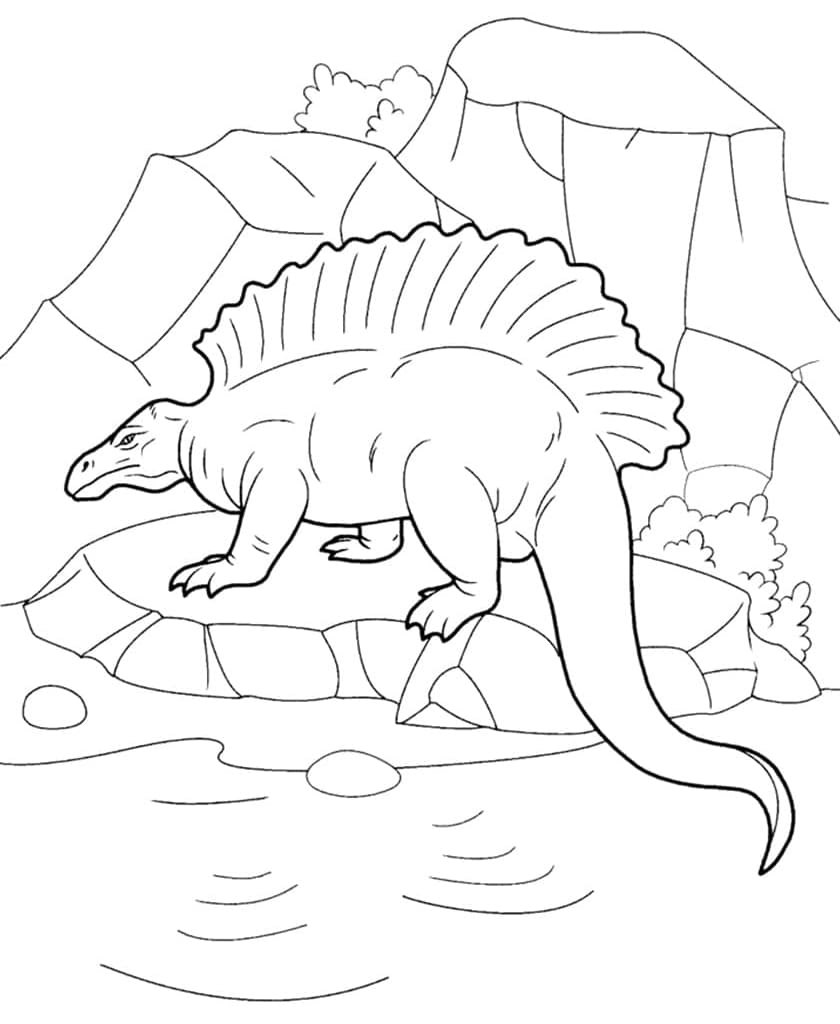 Khủng Long Trên Tảng Đá