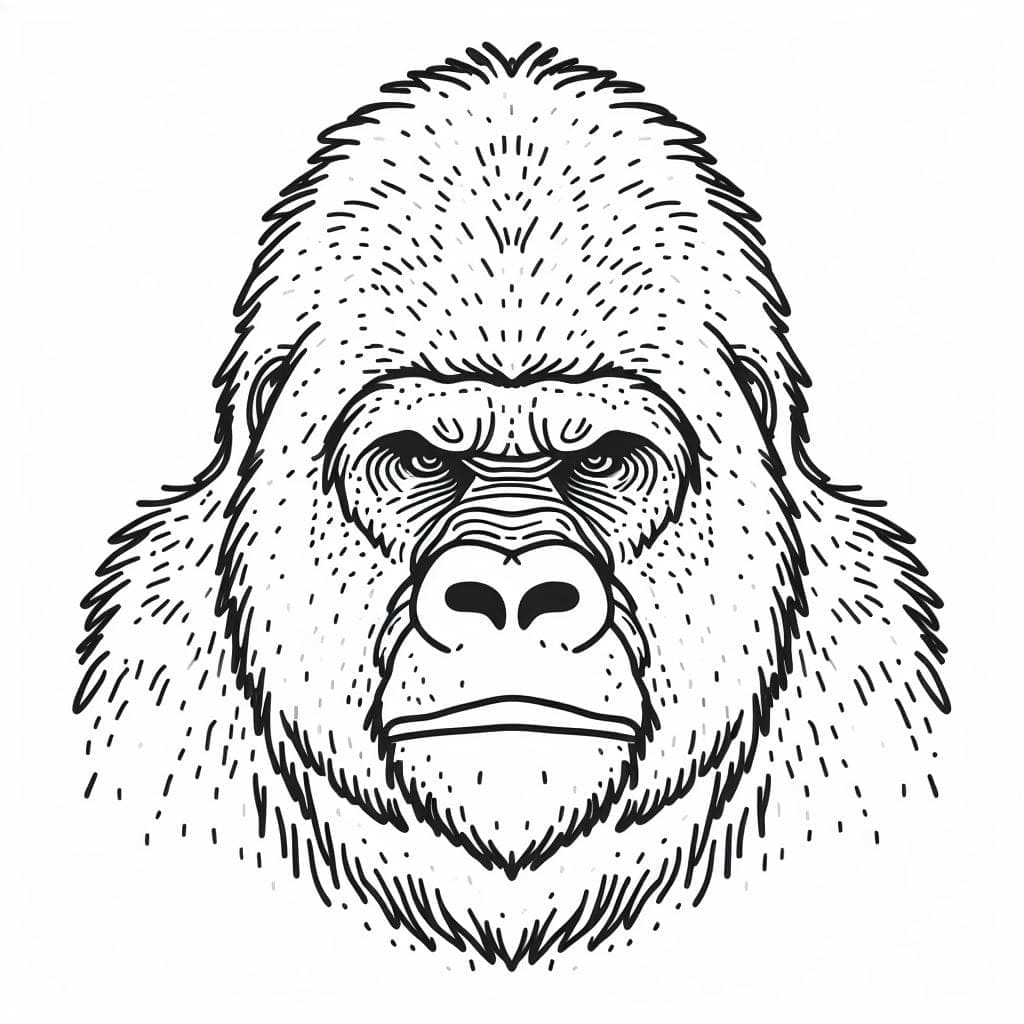 Tô Màu Con Tinh Tinh