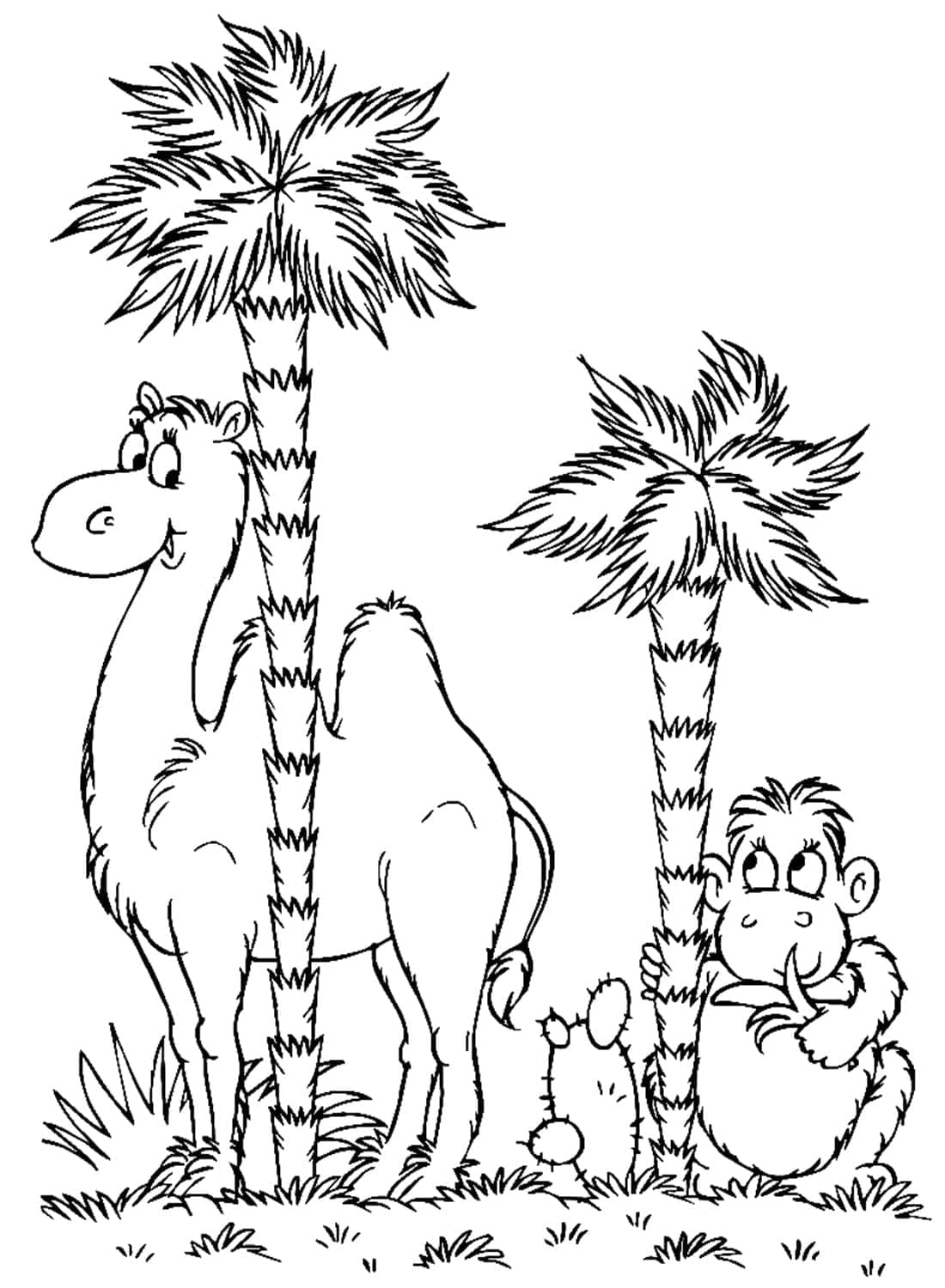 Lạc Đà Và Con Khỉ