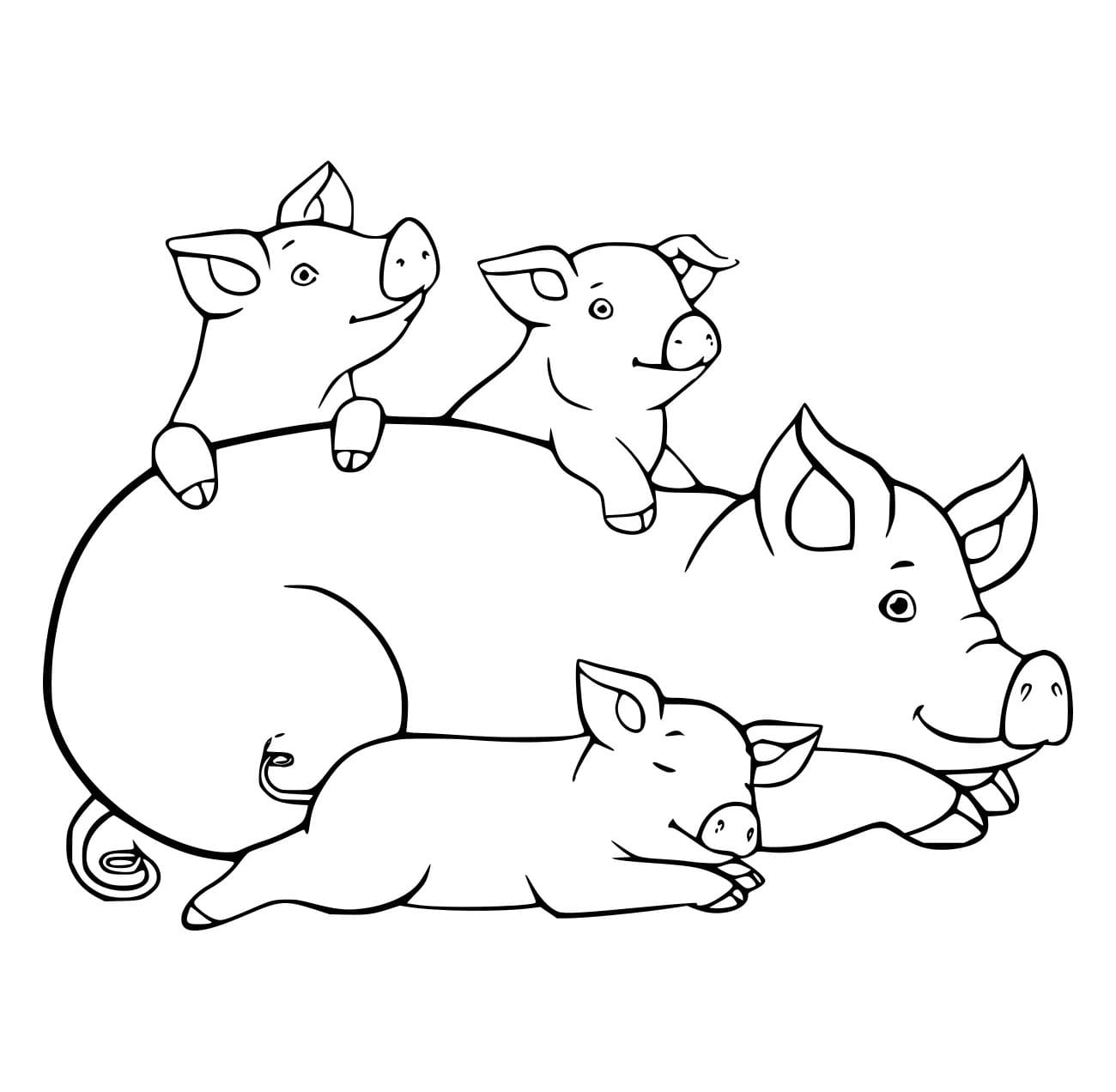 Lợn Mẹ Và Lợn Con