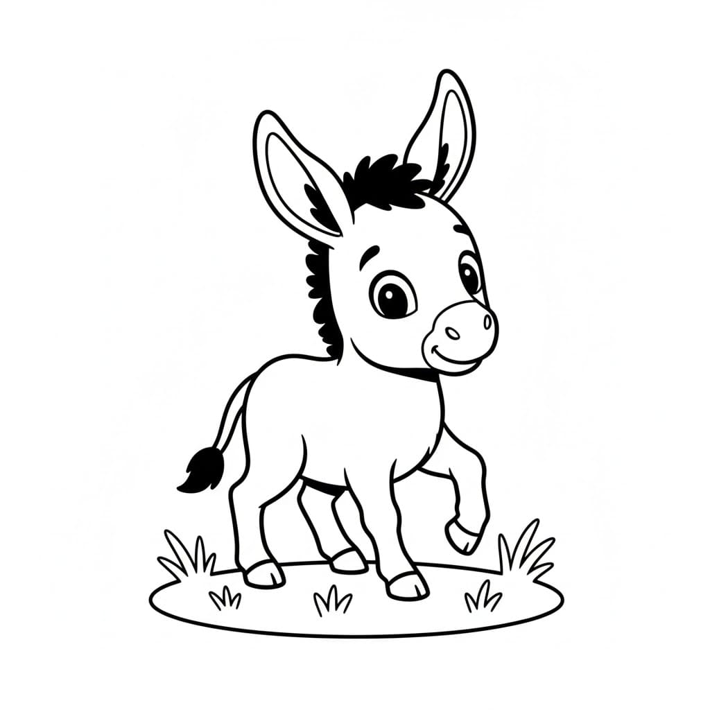 Tô Màu Con Lừa