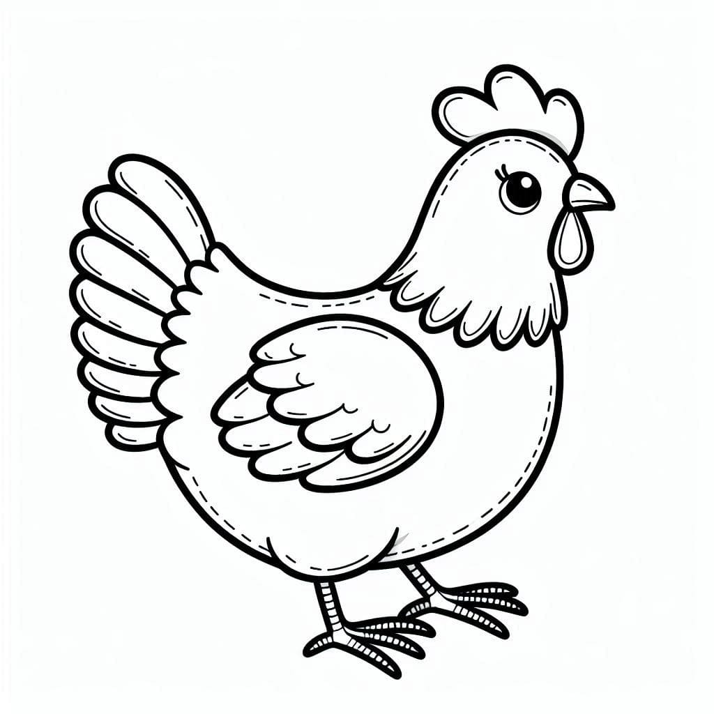 Một Con Gà Mái Đẹp