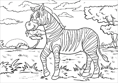 Ngựa Vằn Ăn Cỏ