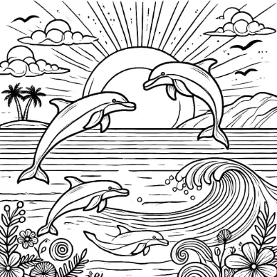 Những Con Cá Heo Lúc Bình Minh