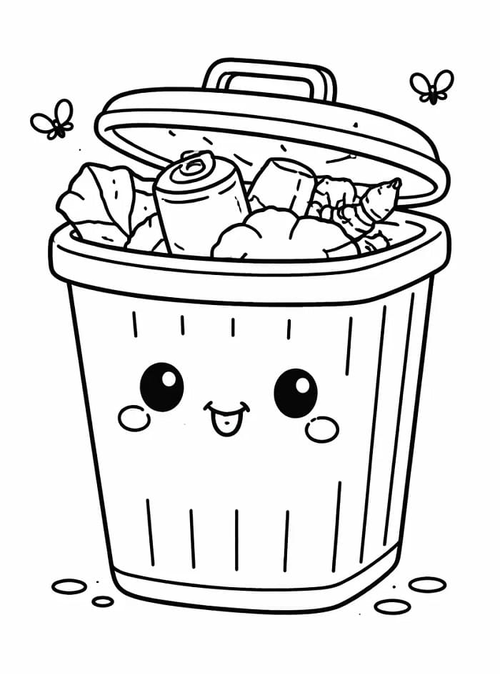 Thùng Rác Đáng Yêu