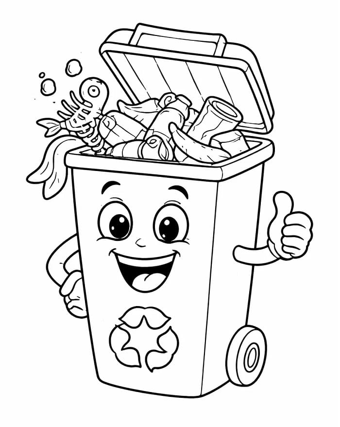 Thùng Rác Vui Vẻ