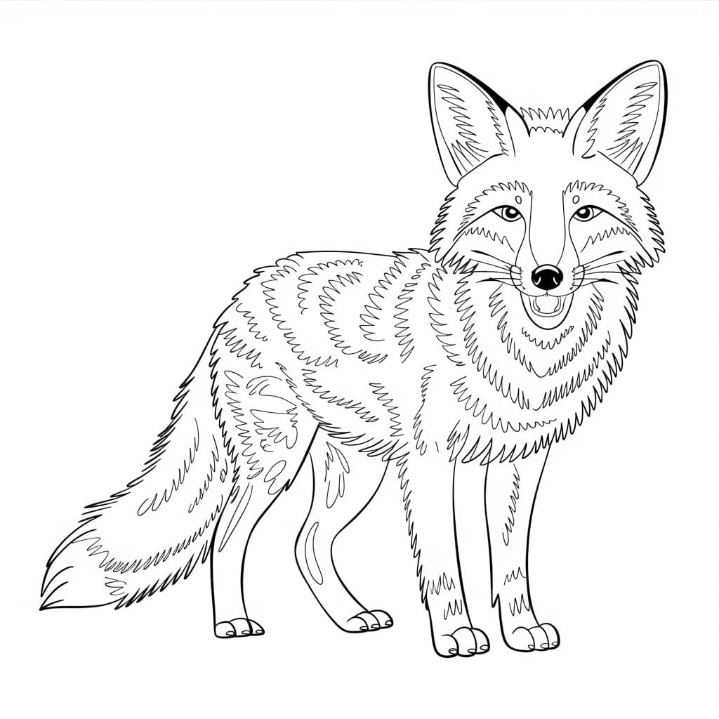 Tô Màu Con Cáo