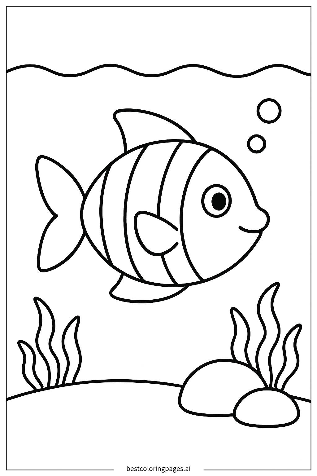 Tropical fish alone