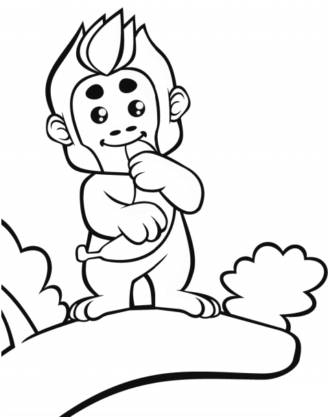 vượn dễ thương ăn chuối