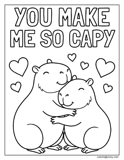 Bạn Khiến Tôi Thật Capy Trang Tô Màu