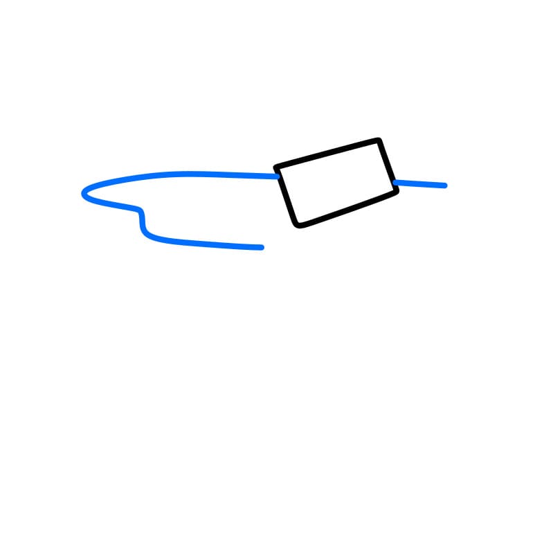 Hướng dẫn cách vẽ đàn Piano chi tiết từng bước cho bé - Bước 2