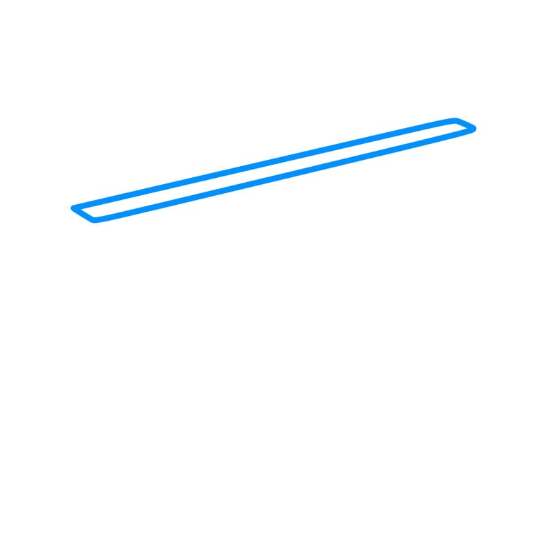 Hướng dẫn vẽ đàn Piano đơn giản và đẹp - Bước 1