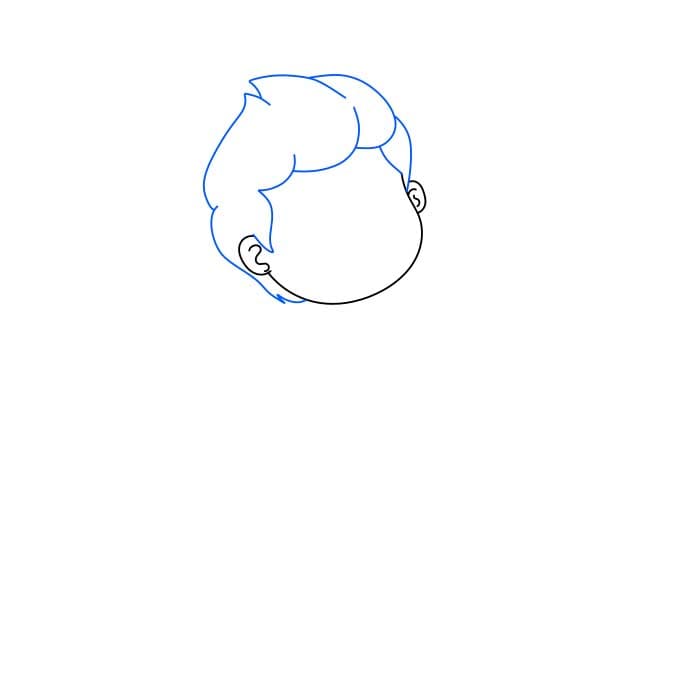 Hướng dẫn bạn cách vẽ cây đàn vĩ cầm (violin) đơn giản - Bước 2