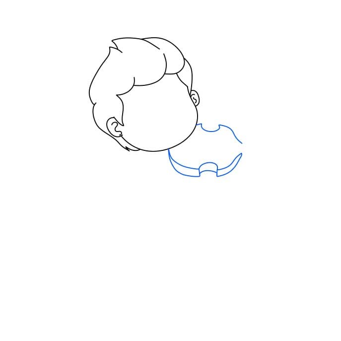 Hướng dẫn bạn cách vẽ cây đàn vĩ cầm (violin) đơn giản - Bước 3