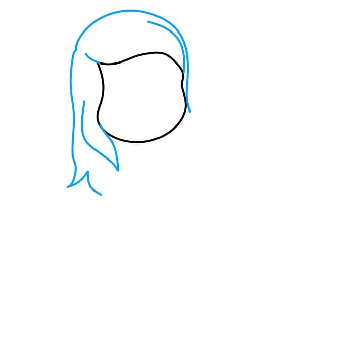 Hướng dẫn bạn cách vẽ cây đàn vĩ cầm (violin) - Bước 2