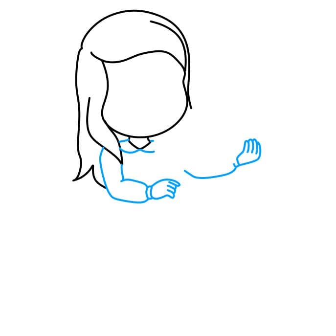 Hướng dẫn bạn cách vẽ cây đàn vĩ cầm (violin) - Bước 3