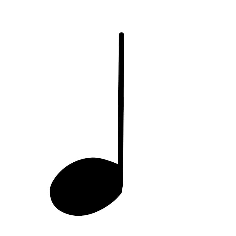 Hướng dẫn vẽ nốt nhạc đẹp và đơn giản cho bé - Bước 3