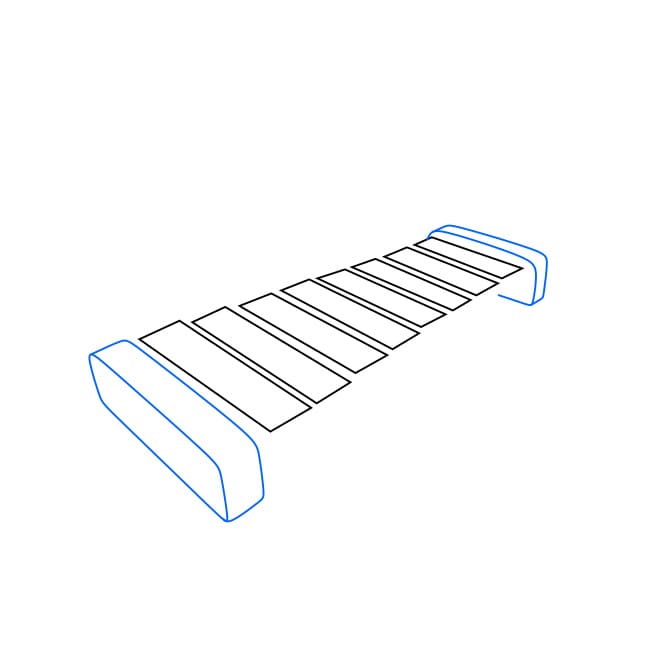 Hướng dẫn cách vẽ Xylophone đơn giản và đẹp cho bé - Bước 2